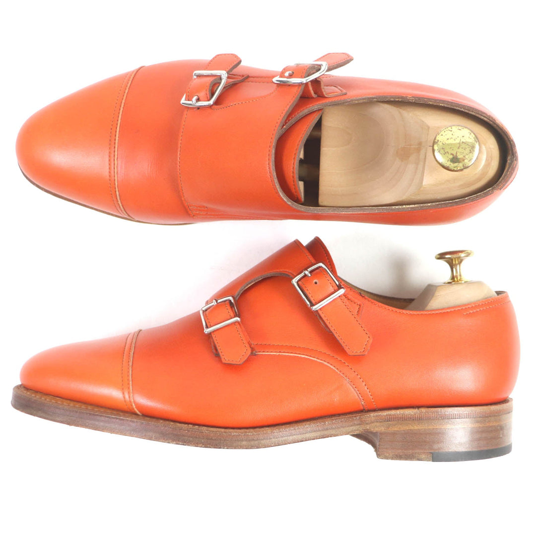 John Lobb Dress shoes Main: Leather Orange WILLIAM mens 7 Used Authentic