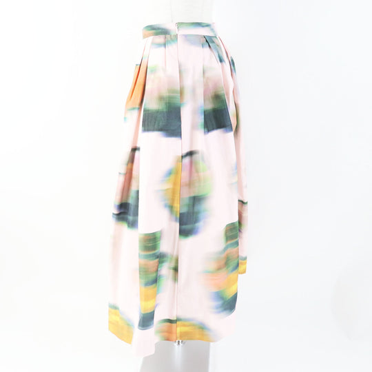 DRIES VAN NOTEN Long skirt Outer: 58% polyester, Outer: 42% cotton, Lining: 100% cotton Pink multi Women 34 Used Authentic