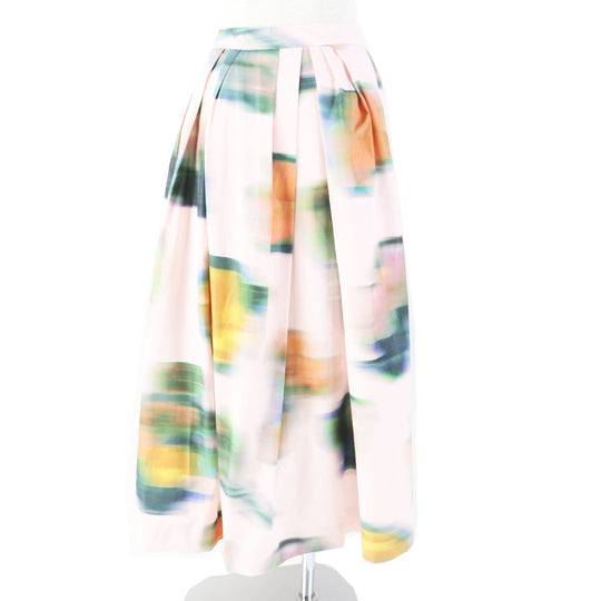 DRIES VAN NOTEN Long skirt Outer: 58% polyester, Outer: 42% cotton, Lining: 100% cotton Pink multi Women 34 Used Authentic