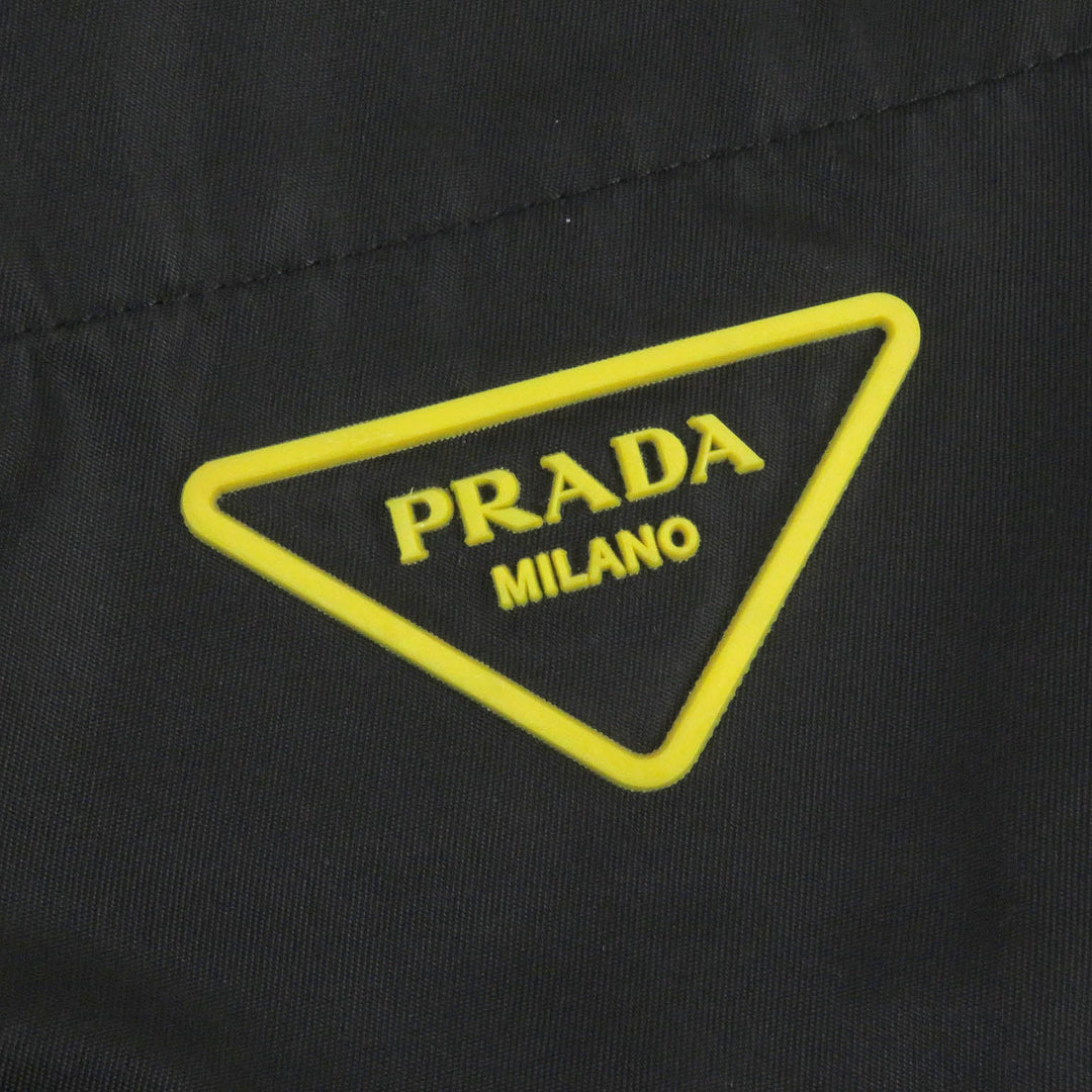 PRADA Blouson SC520 Main: 100% polyamide (nylon) black Re-Nylon Shirt mens S Used Authentic