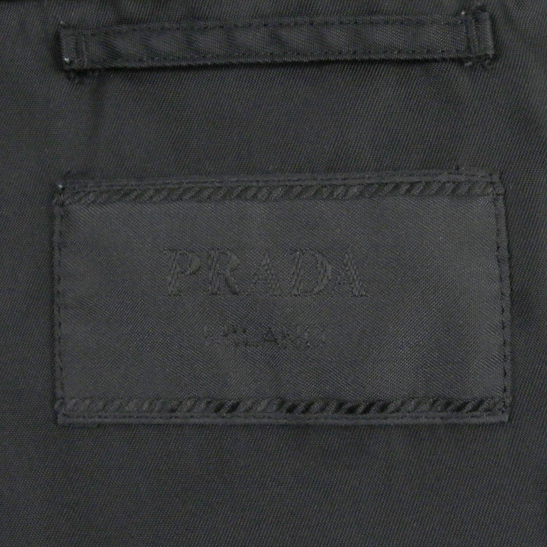 PRADA Blouson SC520 Main: 100% polyamide (nylon) black Re-Nylon Shirt mens S Used Authentic