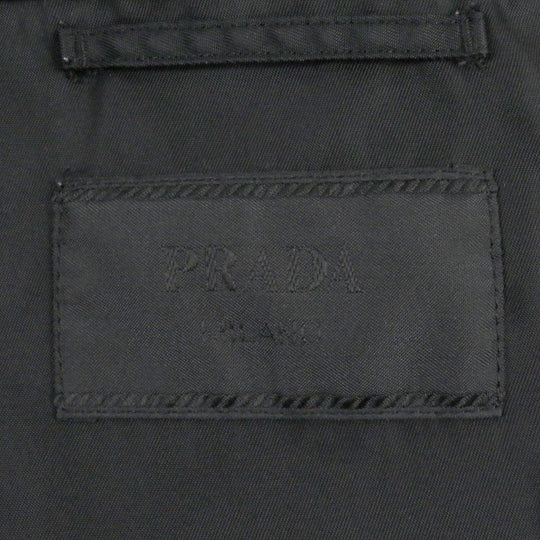 PRADA Blouson SC520 Main: 100% polyamide (nylon) black Re-Nylon Shirt mens S Used Authentic