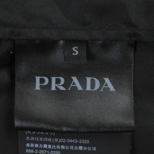 PRADA Blouson SC520 Main: 100% polyamide (nylon) black Re-Nylon Shirt mens S Used Authentic