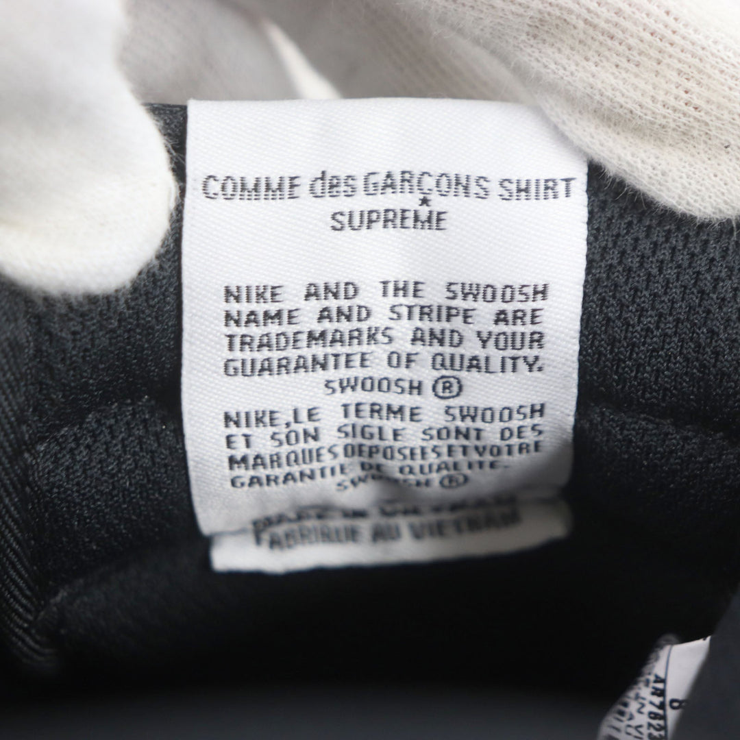 NIKE Low cut sneakers AR7623-001 Main: Leather black Nike CDG SHIRT Air Force 1Low mens 42.5 Used Authentic