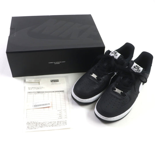 NIKE Low cut sneakers AR7623-001 Main: Leather black Nike CDG SHIRT Air Force 1Low mens 42.5 Used Authentic