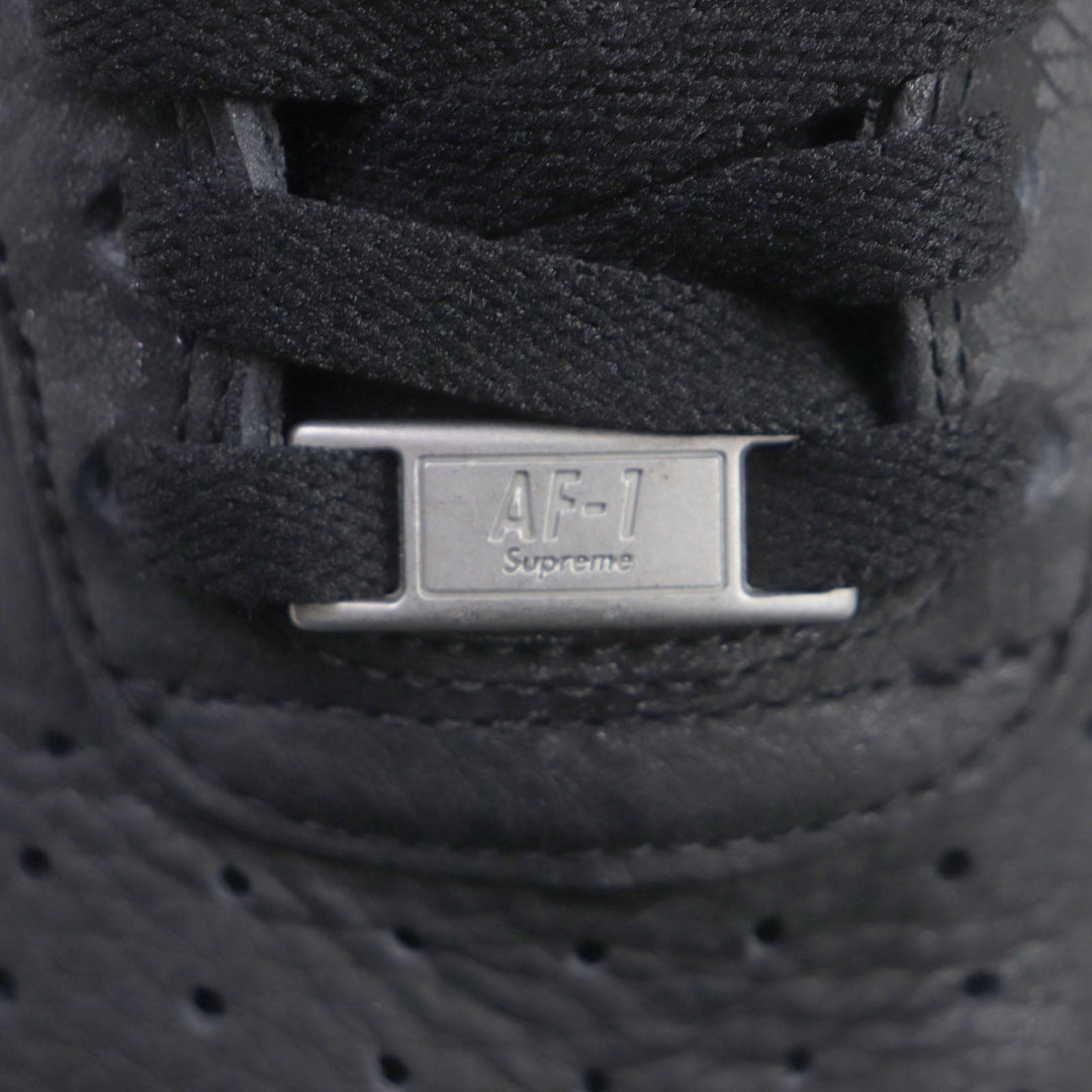 NIKE Low cut sneakers AR7623-001 Main: Leather black Nike CDG SHIRT Air Force 1Low mens 42.5 Used Authentic