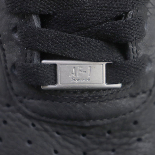 NIKE Low cut sneakers AR7623-001 Main: Leather black Nike CDG SHIRT Air Force 1Low mens 42.5 Used Authentic