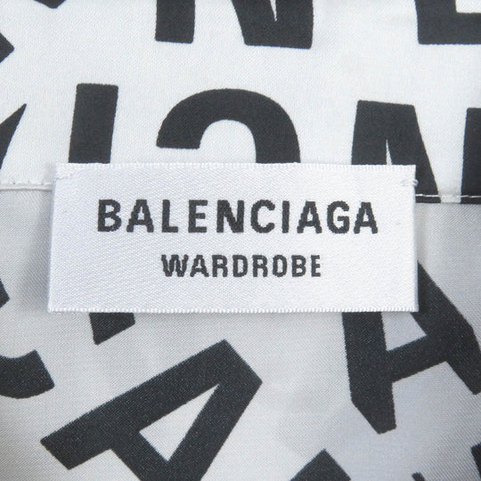 BALENCIAGA Long sleeve shirt 681050 Main: 100% polyester gray mens 34 Used Authentic