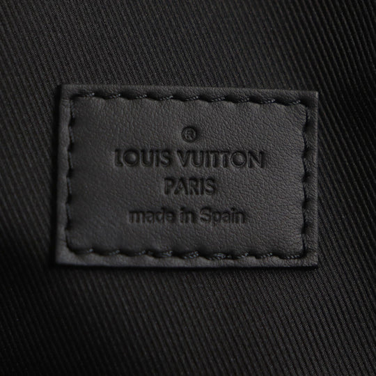 LOUIS VUITTON Tote Bag M57308 Main: Leather black Take Off LV Aerogram mens Used Authentic