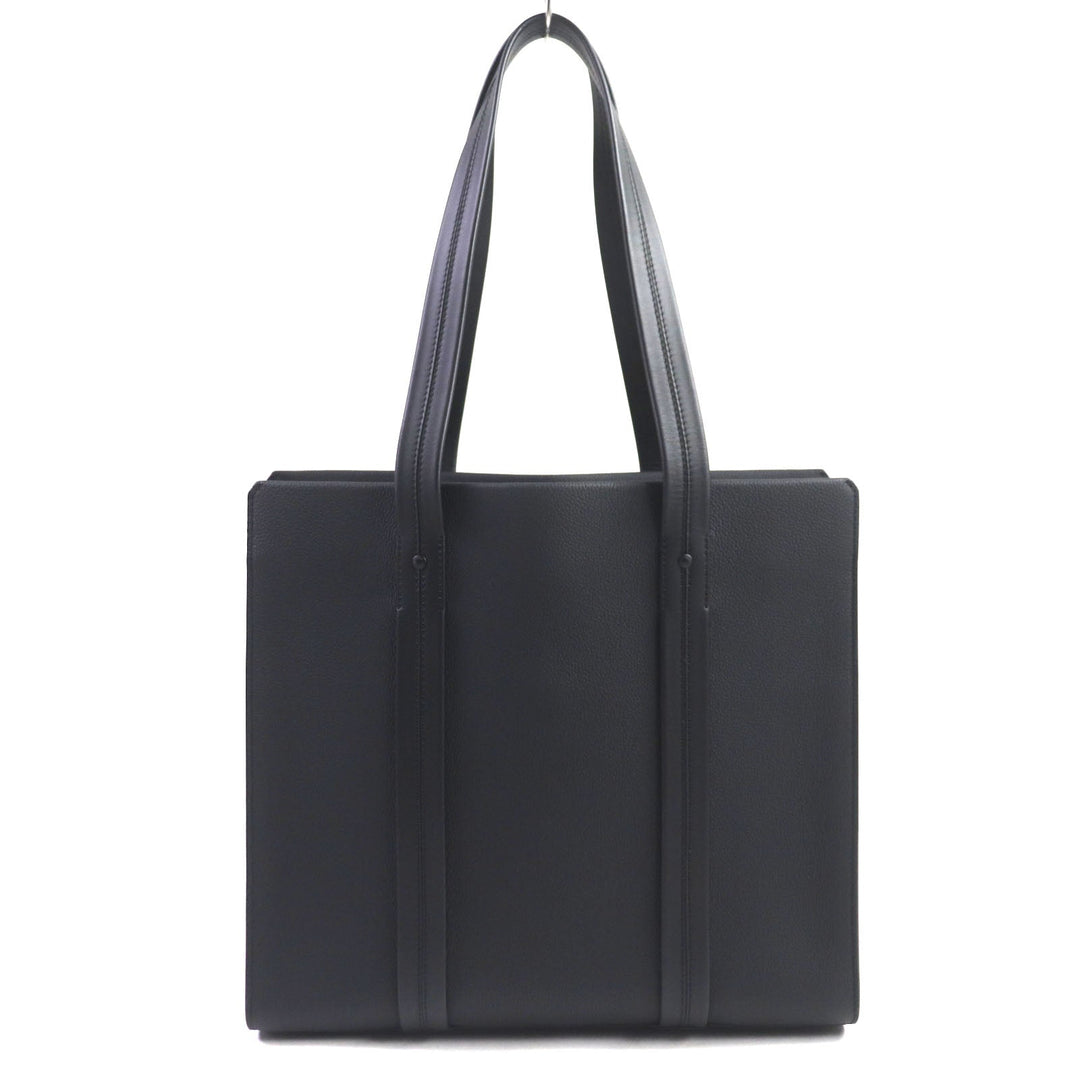 LOUIS VUITTON Tote Bag M57308 Main: Leather black Take Off LV Aerogram mens Used Authentic