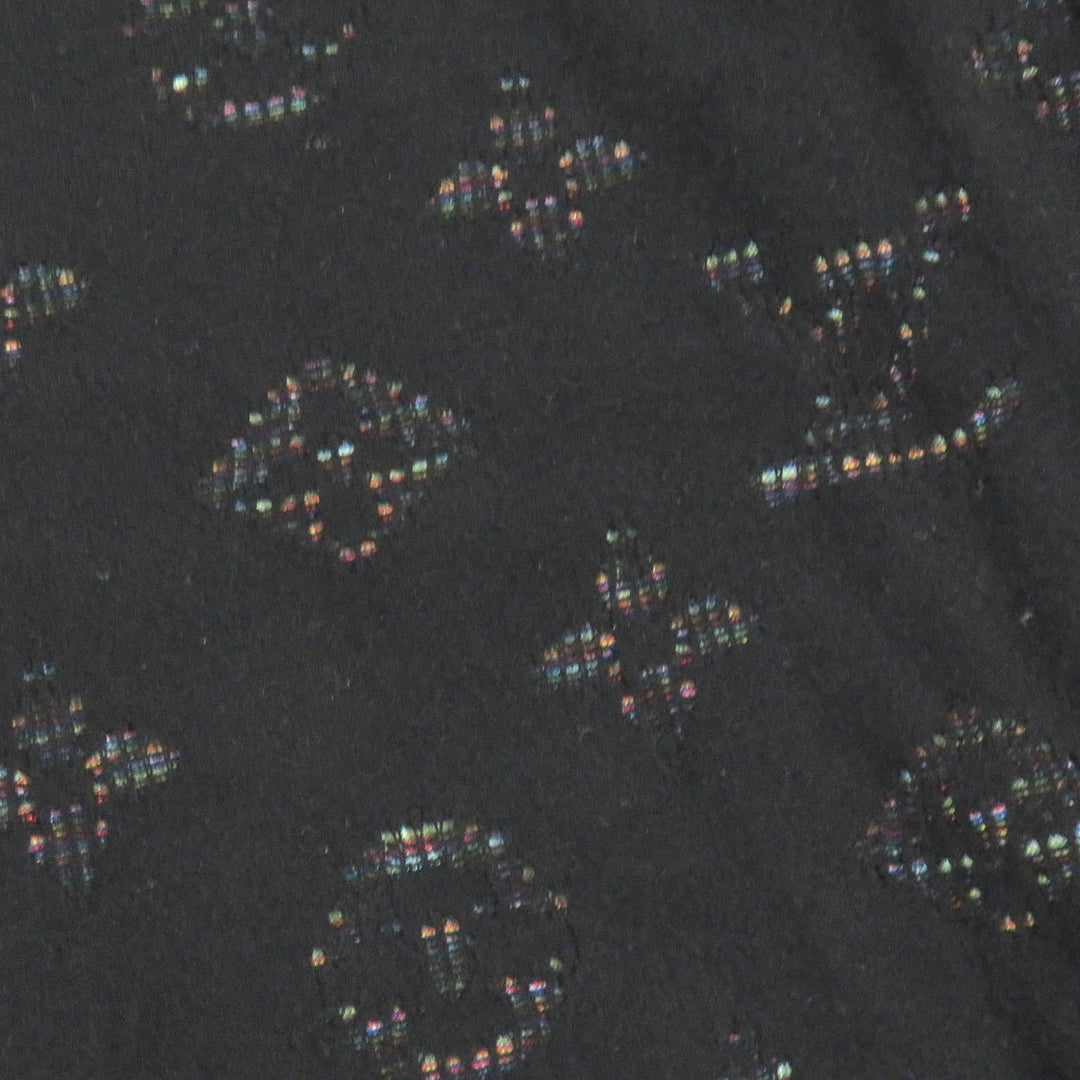 LOUIS VUITTON knit Main: 45% rayon, 43% cotton, 10% polyester, 1% nylon, 1% polyurethane black mens XL Used Authentic