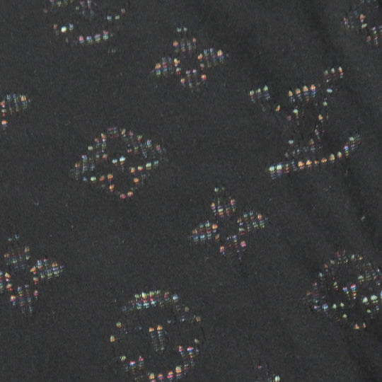 LOUIS VUITTON knit Main: 45% rayon, 43% cotton, 10% polyester, 1% nylon, 1% polyurethane black mens XL Used Authentic