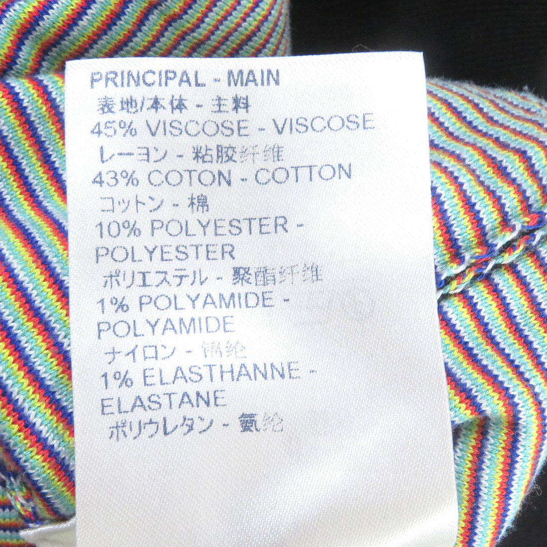 LOUIS VUITTON knit Main: 45% rayon, 43% cotton, 10% polyester, 1% nylon, 1% polyurethane black mens XL Used Authentic