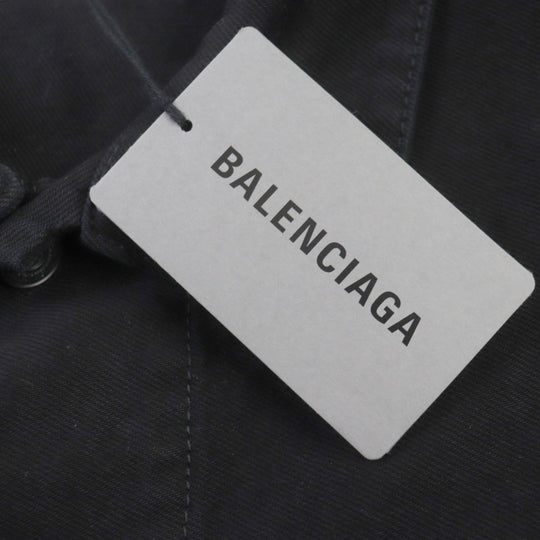 BALENCIAGA Denim Jacket 625989 Main: 100% cotton, Lining: 65% polyester, Lining: 35% cotton black mens 38 Used Authentic