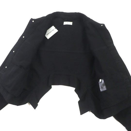 BALENCIAGA Denim Jacket 625989 Main: 100% cotton, Lining: 65% polyester, Lining: 35% cotton black mens 38 Used Authentic
