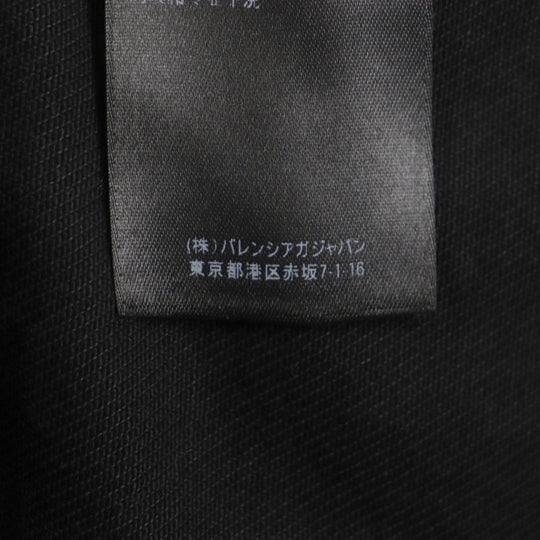 BALENCIAGA Denim Jacket 625989 Main: 100% cotton, Lining: 65% polyester, Lining: 35% cotton black mens 38 Used Authentic