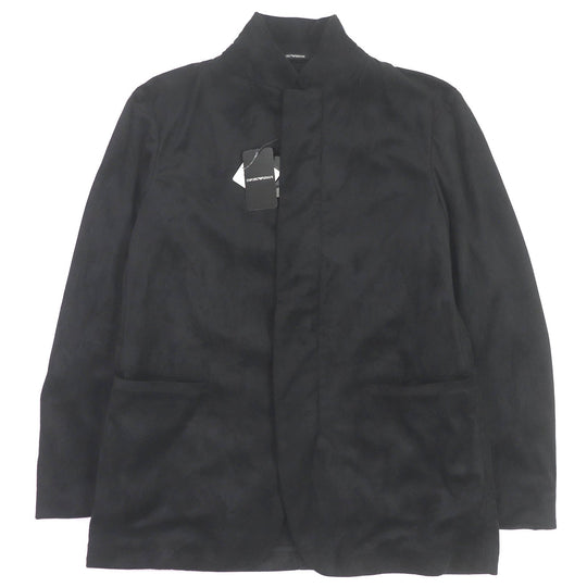 EMPORIO ARMANI Blouson 41G96S Outer: 100% polyester, Lining: 100% rayon, Part: 68% acetate, Part: 32% polyester black mens 52 Used Authentic