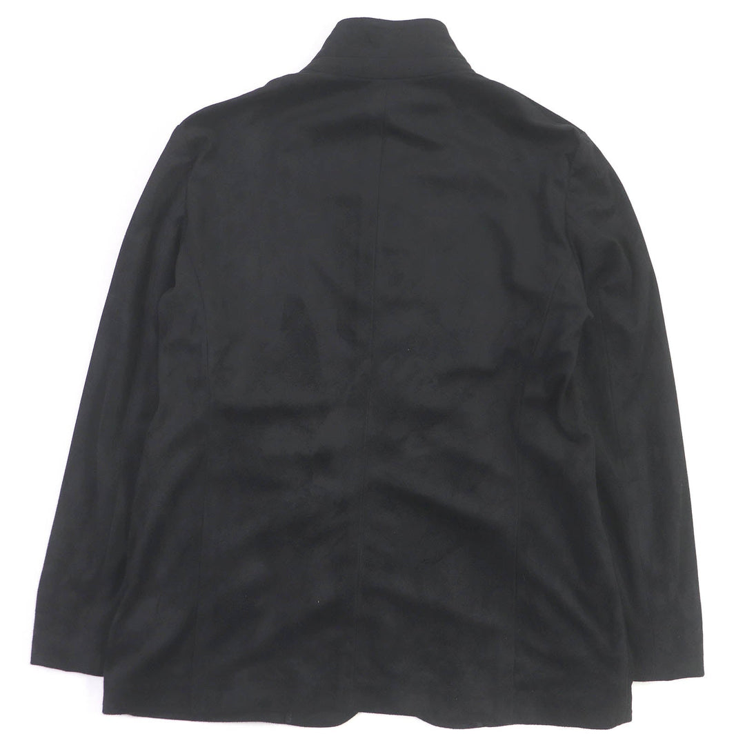 EMPORIO ARMANI Blouson 41G96S Outer: 100% polyester, Lining: 100% rayon, Part: 68% acetate, Part: 32% polyester black mens 52 Used Authentic