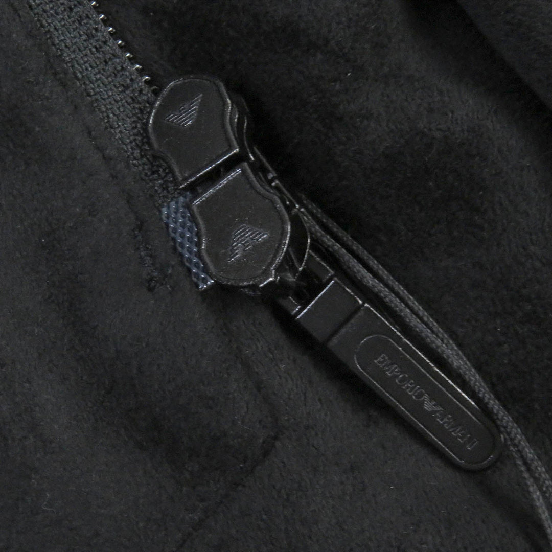 EMPORIO ARMANI Blouson 41G96S Outer: 100% polyester, Lining: 100% rayon, Part: 68% acetate, Part: 32% polyester black mens 52 Used Authentic