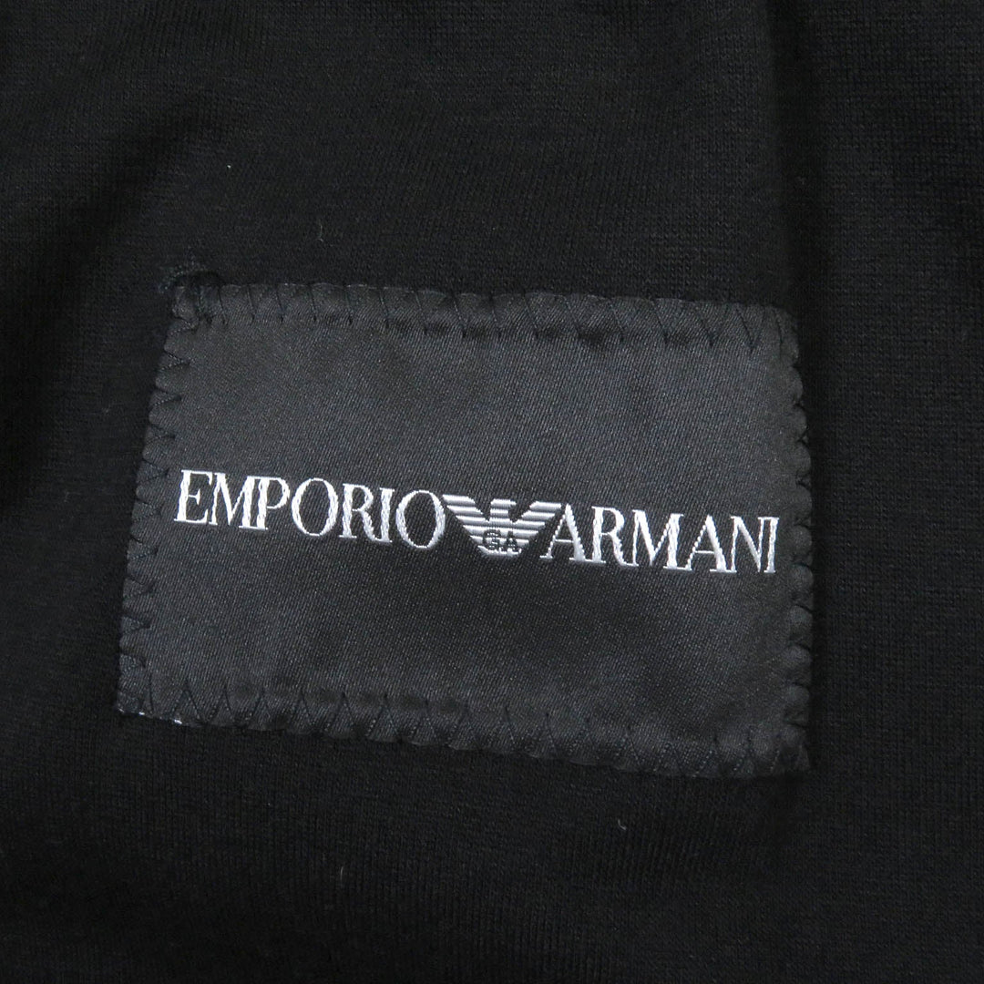 EMPORIO ARMANI Blouson 41G96S Outer: 100% polyester, Lining: 100% rayon, Part: 68% acetate, Part: 32% polyester black mens 52 Used Authentic