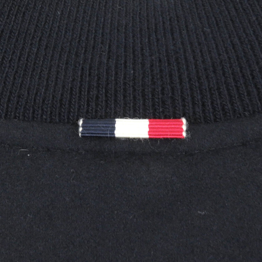 MONCLER Down vest Main: 100% nylon, Main: 100% wool, Lining: 100% nylon, Filling: 90% down, Filling: 10% feather Navy POLLUX GILET mens zero size Used Authentic