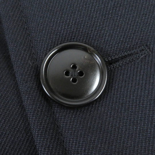 HERMES Chester coat Outer: 100% wool, Lining: 100% cupra, Filling: polyester, Filling: nylon Navy mens 50 Used Authentic