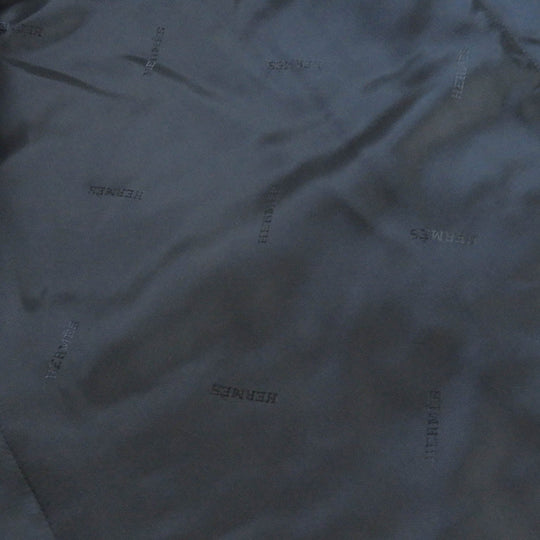 HERMES Chester coat Outer: 100% wool, Lining: 100% cupra, Filling: polyester, Filling: nylon Navy mens 50 Used Authentic