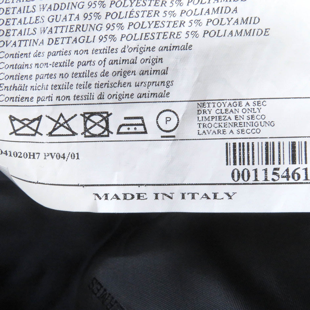 HERMES Chester coat Outer: 100% wool, Lining: 100% cupra, Filling: polyester, Filling: nylon Navy mens 50 Used Authentic