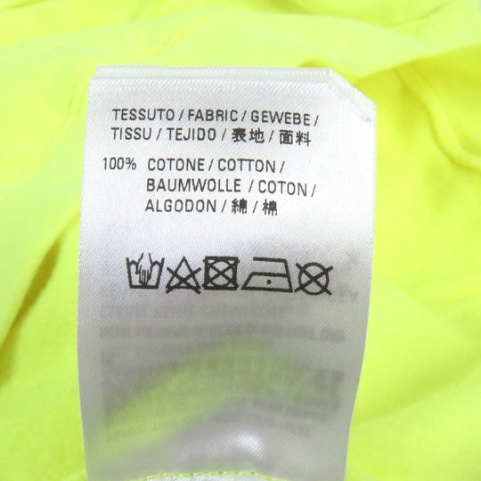 BALENCIAGA Hoodie 600583 Main: 100% cotton Neon yellow mens XS Used Authentic