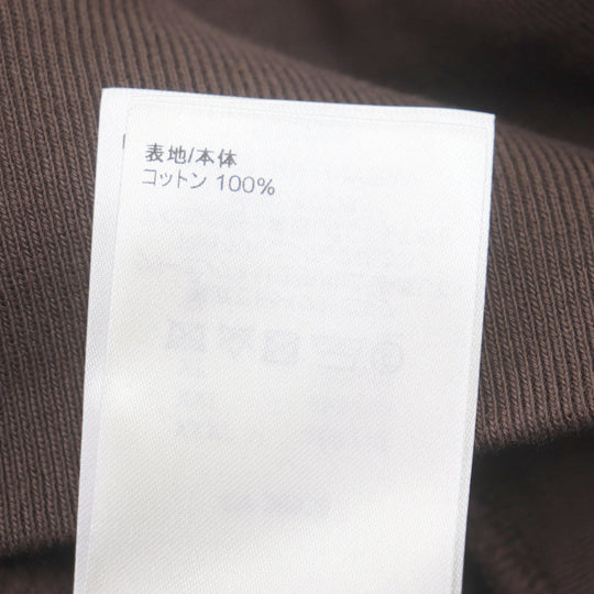 LOUIS VUITTON Hoodie Main: 100% cotton, some parts: 80% wool, some parts: 20% acrylic Brown GRAPHIC BEE PATCHED HOODIE Graphic Bee Patch Hoodie mens S Used Authentic