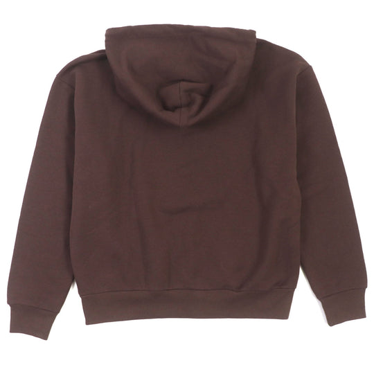 LOUIS VUITTON Hoodie Main: 100% cotton, some parts: 80% wool, some parts: 20% acrylic Brown GRAPHIC BEE PATCHED HOODIE Graphic Bee Patch Hoodie mens S Used Authentic