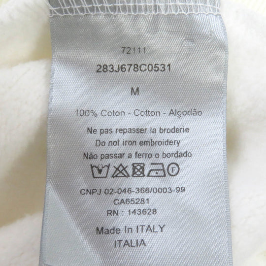 Dior HOMME Hoodie 283J678C0531 Main: 100% cotton white mens M Used Authentic