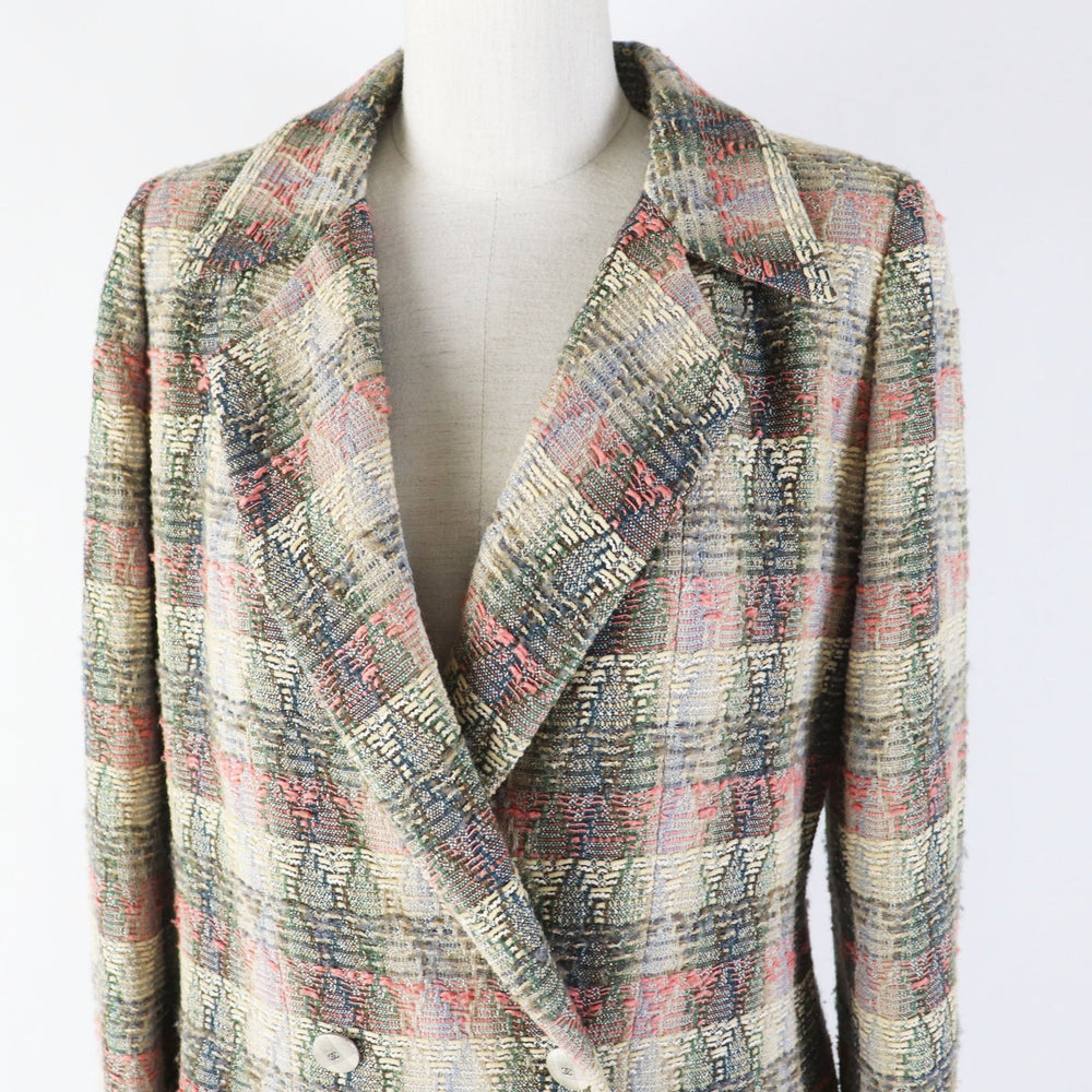 CHANEL setup 98P P10460 Outer material: 49% wool, 23% cotton, 11% silk, 8% acrylic, 5% nylon Multi Women 38 Used Authentic