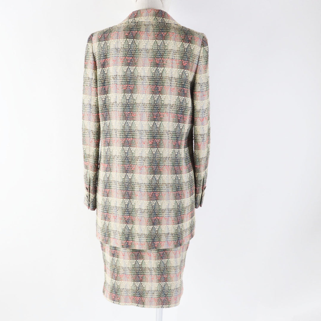 CHANEL setup 98P P10460 Outer material: 49% wool, 23% cotton, 11% silk, 8% acrylic, 5% nylon Multi Women 38 Used Authentic