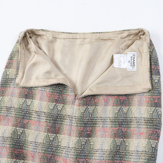 CHANEL setup 98P P10460 Outer material: 49% wool, 23% cotton, 11% silk, 8% acrylic, 5% nylon Multi Women 38 Used Authentic