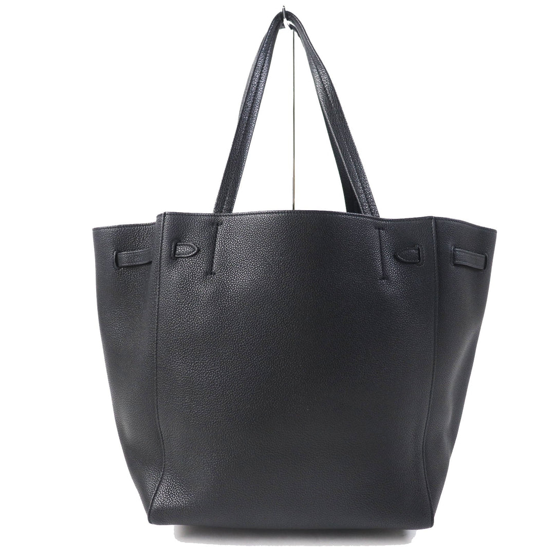 CELINE Tote Bag 18902 Main: Grained calf leather black Kava Phantom Small Women Used Authentic