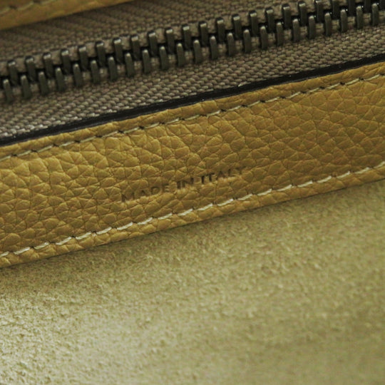 CELINE Handbag 18979 Main: Calfskin Dune Luggage micro shopper Women Used Authentic