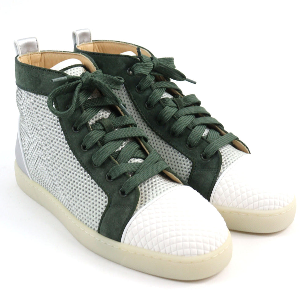 Christian Louboutin High cut sneakers Main: Leather, Part: Suede leather multicolor Varsilouis mens 41 Used Authentic