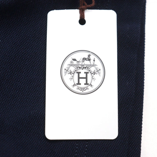 HERMES Short sleeve T-shirt Main: 100% cotton Dark navy mens Used Authentic