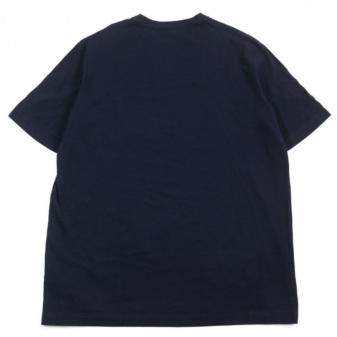 HERMES Short sleeve T-shirt Main: 100% cotton Dark navy mens Used Authentic
