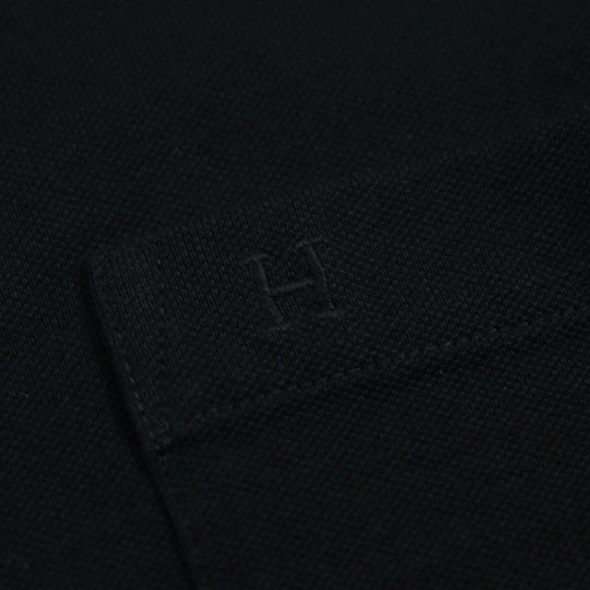 HERMES Short sleeve T-shirt Main: 100% cotton black mens S Used Authentic