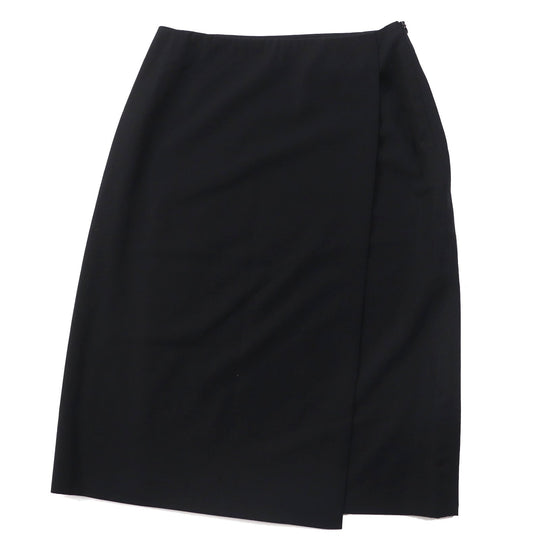 HERMES skirt Main: 100% wool black Margiela period Women 36 Used Authentic