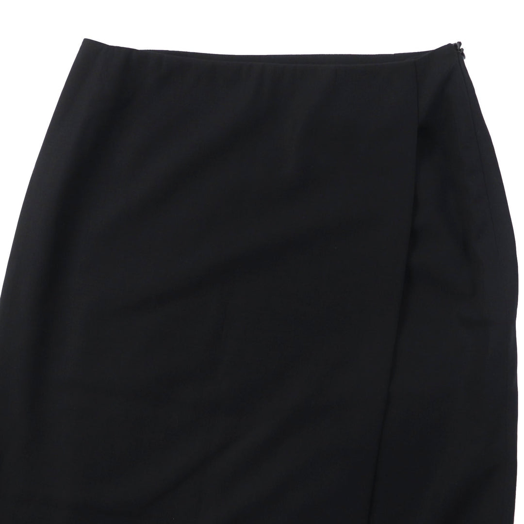 HERMES skirt Main: 100% wool black Margiela period Women 36 Used Authentic