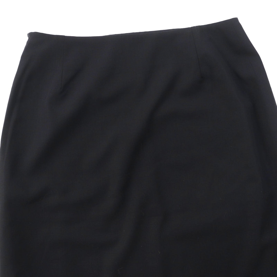 HERMES skirt Main: 100% wool black Margiela period Women 36 Used Authentic