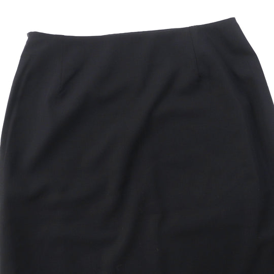 HERMES skirt Main: 100% wool black Margiela period Women 36 Used Authentic