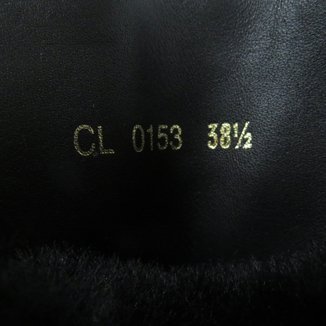 LOUIS VUITTON boots Main: Mouton black Women 38 1/2 Used Authentic