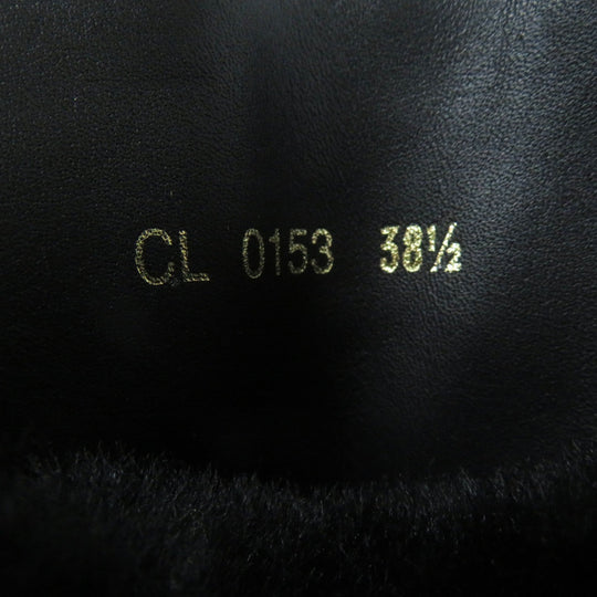 LOUIS VUITTON boots Main: Mouton black Women 38 1/2 Used Authentic