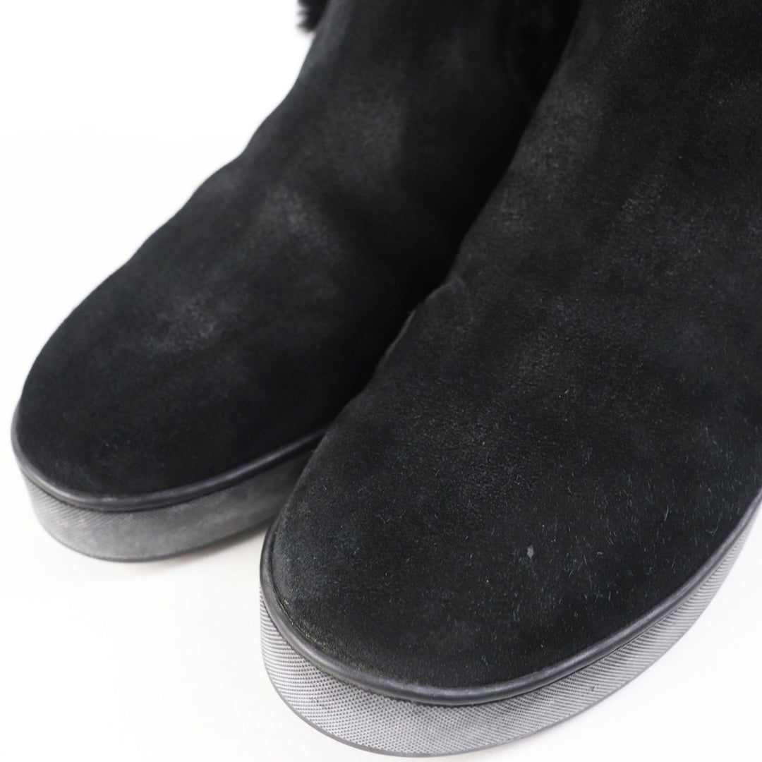 LOUIS VUITTON boots Main: Mouton black Women 38 1/2 Used Authentic