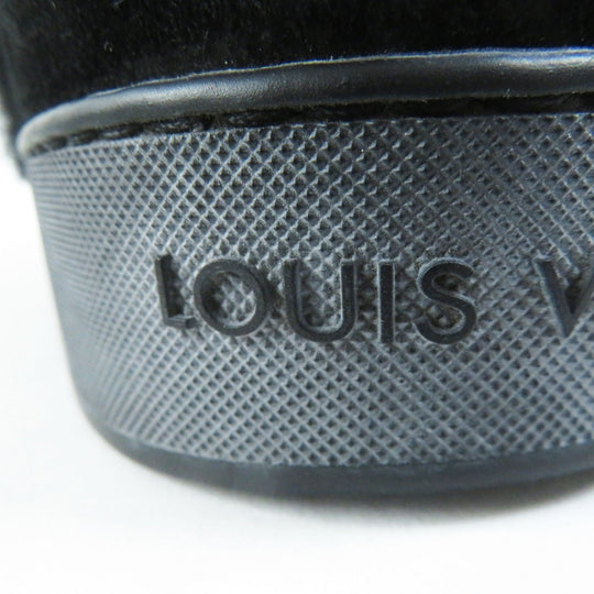 LOUIS VUITTON boots Main: Mouton black Women 38 1/2 Used Authentic