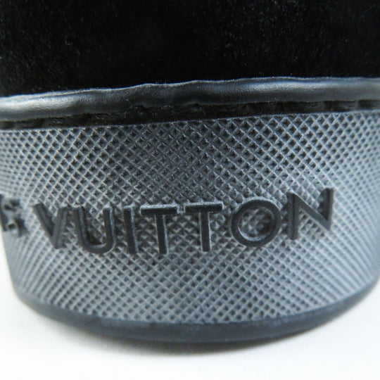LOUIS VUITTON boots Main: Mouton black Women 38 1/2 Used Authentic